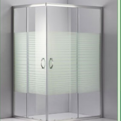 Gloria Paral Καμπίνα Ντουζιέρας με Συρόμενη Πόρτα 70x90x180cm Stripes (60-8043)