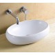 KLP Pascal Επικαθήμενος Νιπτήρας Πορσελάνης 59x41cm Λευκός  444905