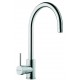 Pyramis Gusto Μπαταρία Κουζίνας Πάγκου με Ντουζ Chrome 095071001