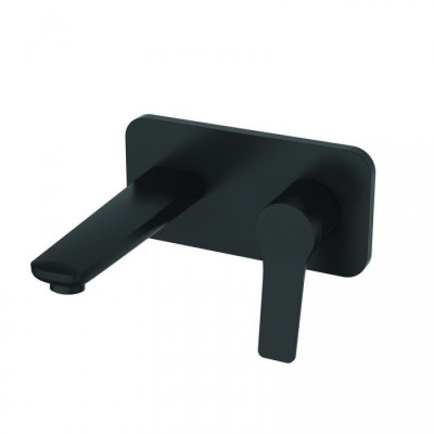 Karag Andare Black WNX148073PA Σετ Μίκτης & Στόμιο Μπαταρια Εντοιχισμού Νιπτήρα 1 Εξόδου Μαύρο