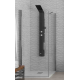 Karag S 28 Alto & S 28 F Καμπίνα Ντουζιέρας Μπάνιου με Ανοιγόμενη Πόρτα 85Χ70Χ200cm Clear Glass
