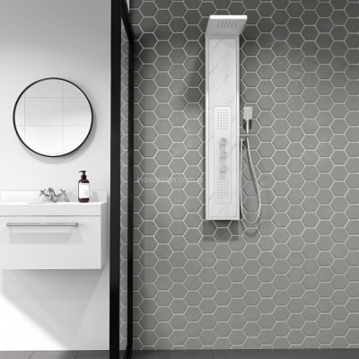 KARAG ELLI S9237-5 WHITE ΣΤΗΛΗ ΝΤΟΥΣ ΜΠΑΝΙΟΥ