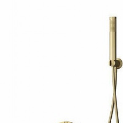 Karag Artemis SO510-OR Σετ Μίκτης, Τηλέφωνο & Κεφαλή Μπαταρια Εντοιχισμου Ντους 2 Εξόδων Χρυσό