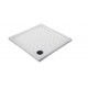 Karag Porcelain Flat 1 Τετράγωνη Πορσελάνινη Ντουζιέρα 90x90cm Λευκή