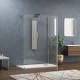 Karag Walkin 4 Διαχωριστικό Ντουζιέρας 90x70x200cm Clear Glass Cromo